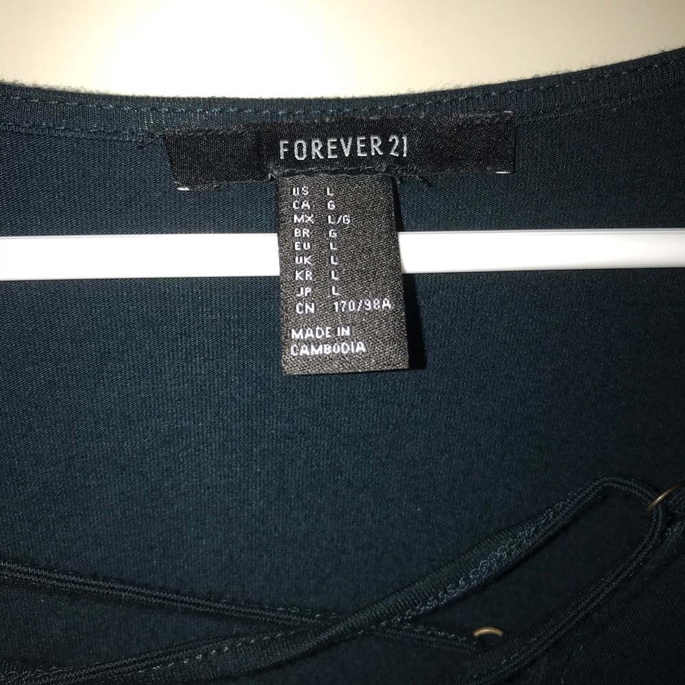 FOREVER 21 NWOT tie up dress - Picture 4 of 6